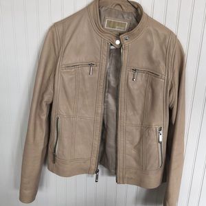 Michael kors leather jacket